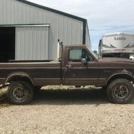 92 brown truck
